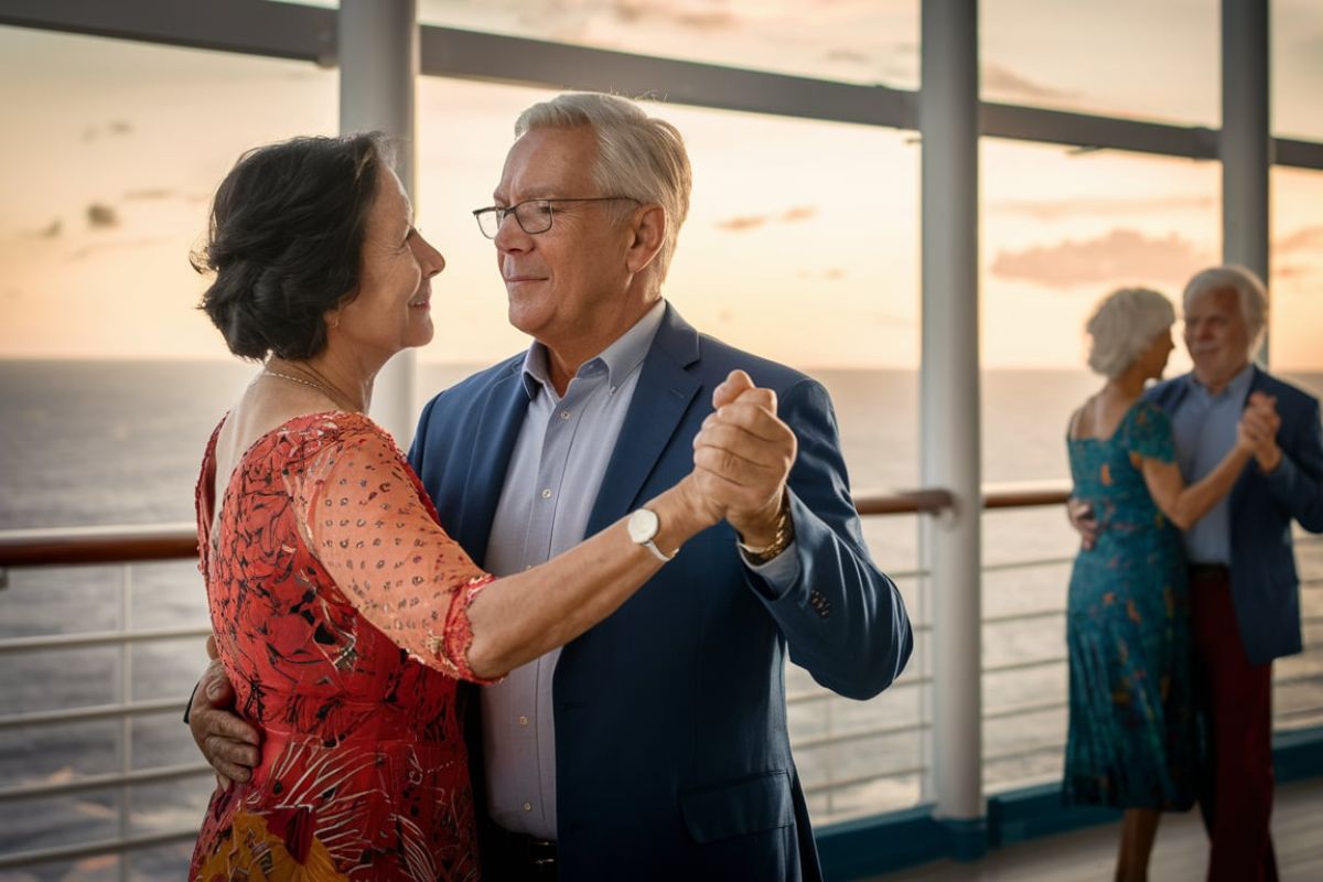 Ballroom dancing on Queen Elizabeth