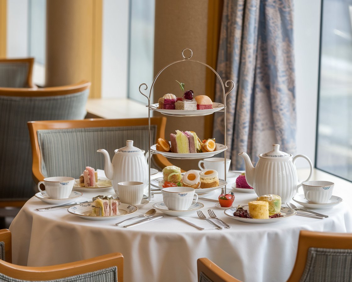 High tea on a Fred Olsen Cruise ship