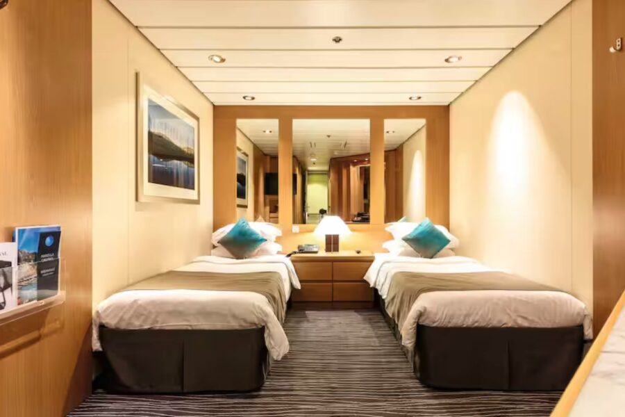 Inside cabin on Marella Explorer cruise ship