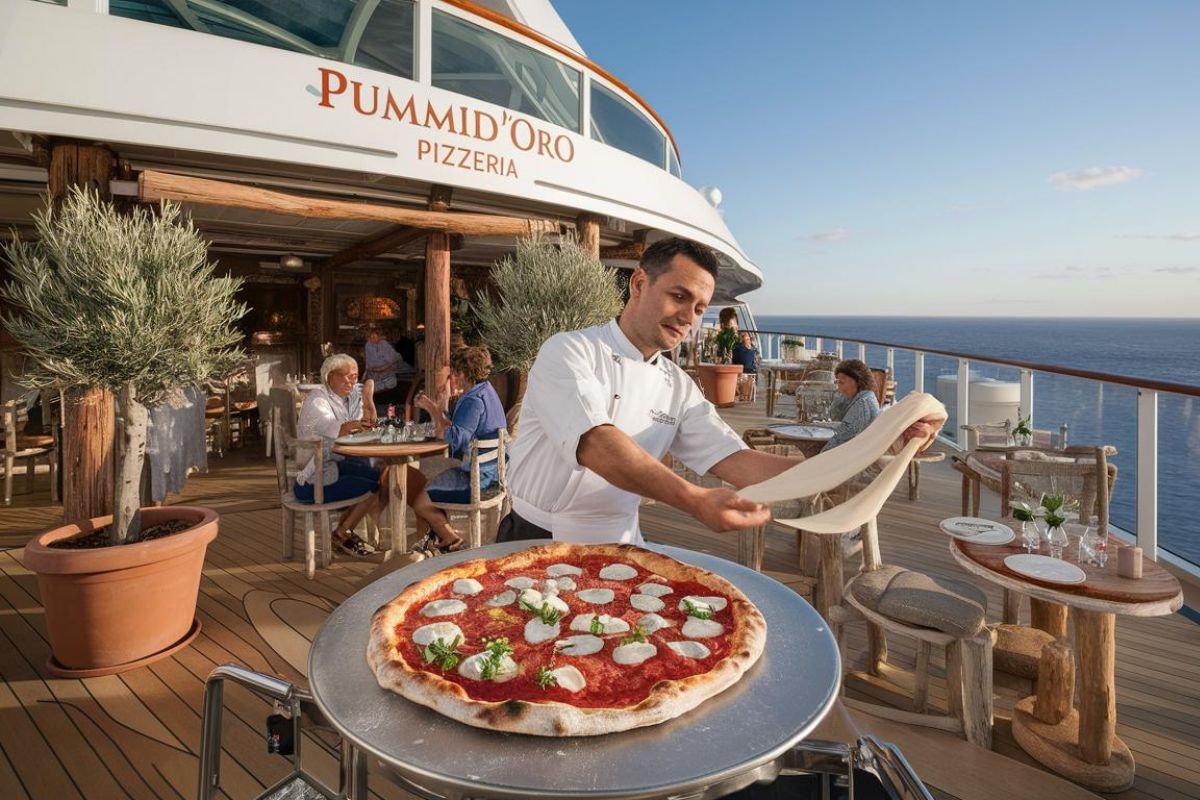 Pummid'oro Pizzeria on a Costa Cruise ship