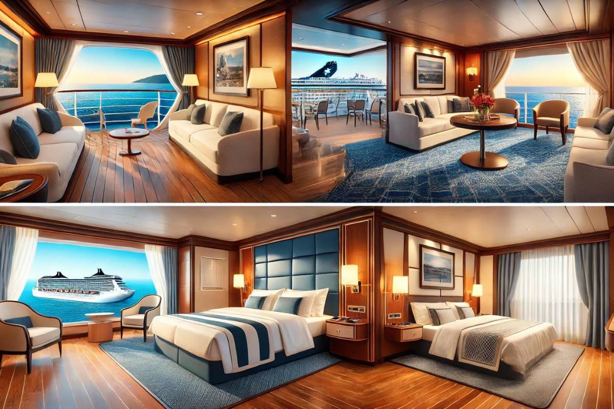 Accommodation Choices on MSC cruise ships