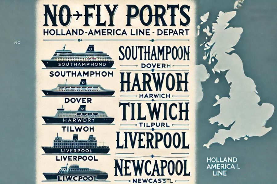 No-Fly UK Ports on a Holland America Line cruise