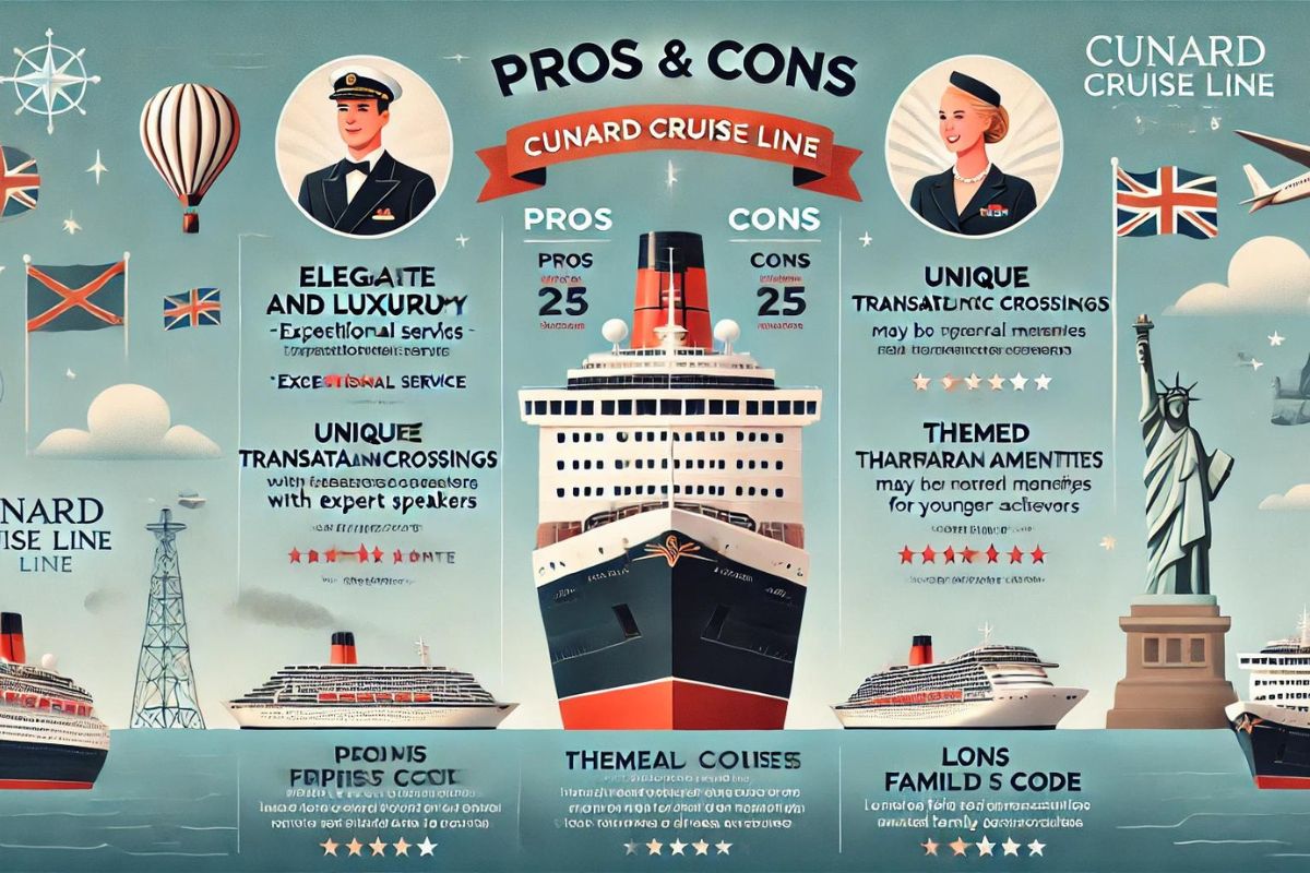 Pros and cons - Cunard Cruise Line