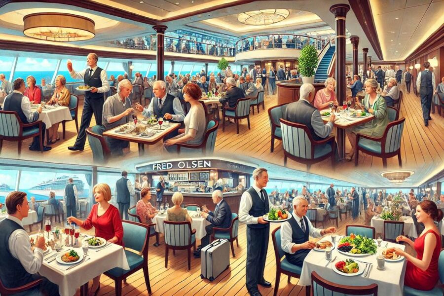 Restaurants and Dining Options on Fred Olsen Cruise Line