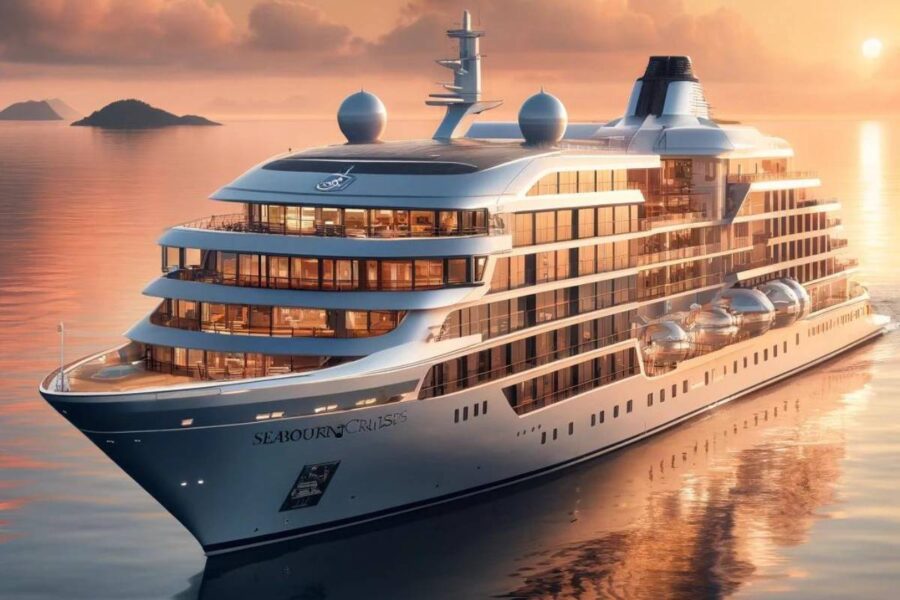 Seabourn luxurious cruise ship