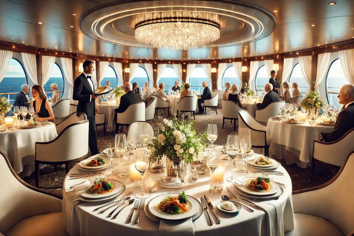 Dining on a Seabourn ship
