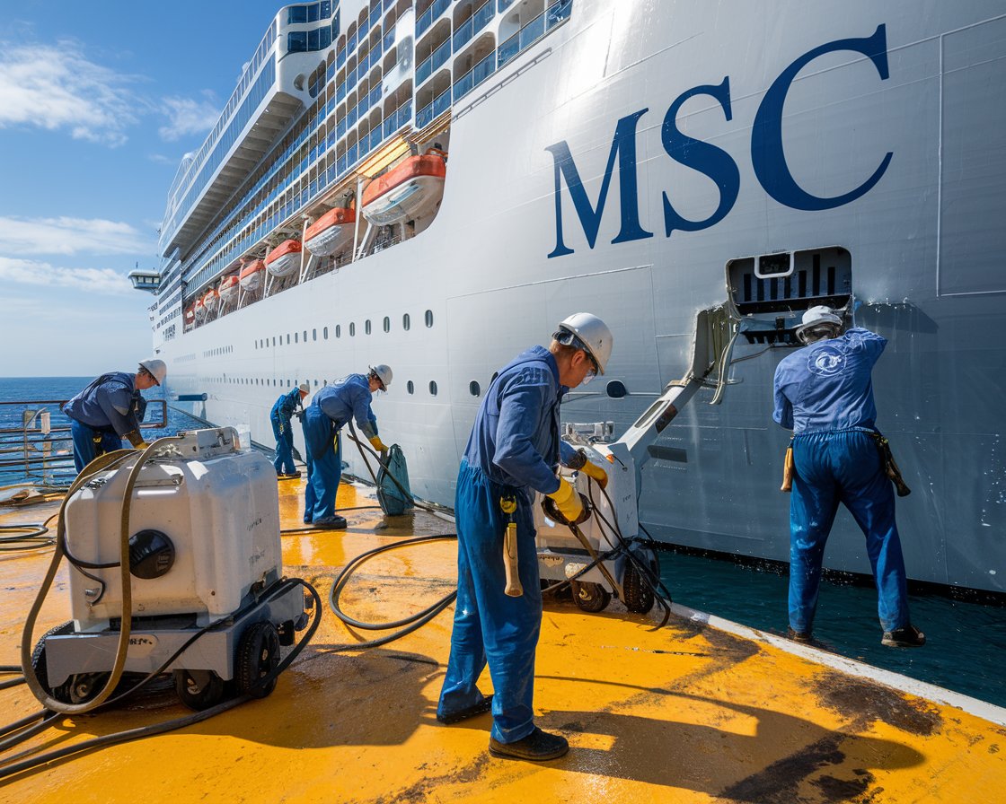 Environmental Impact efforts on MSC cruise line