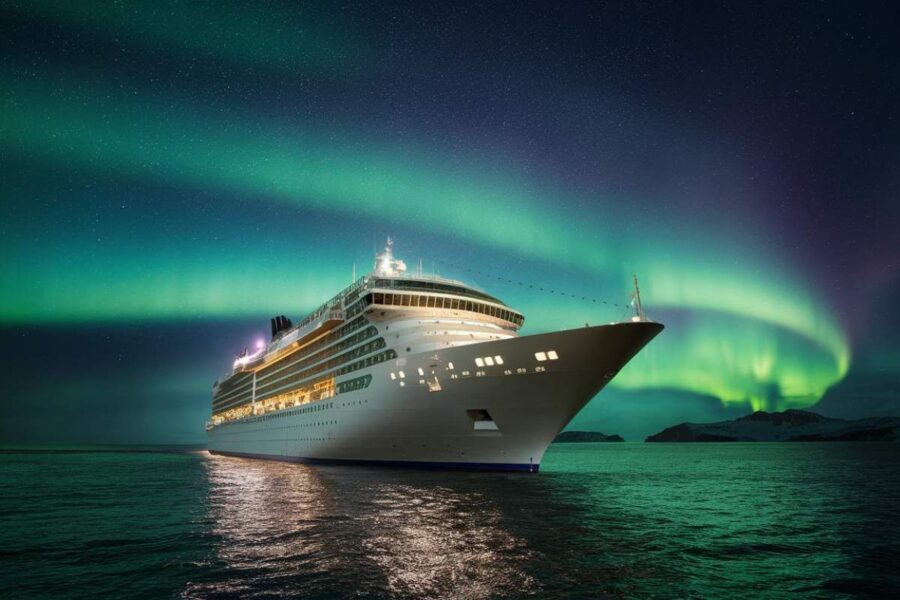 Northern Lights on a Cruise Ship