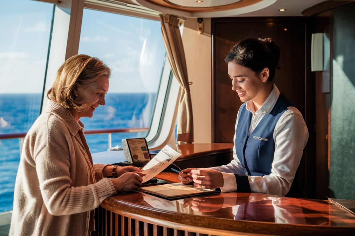 Paying for tipping on a cruise from the UK