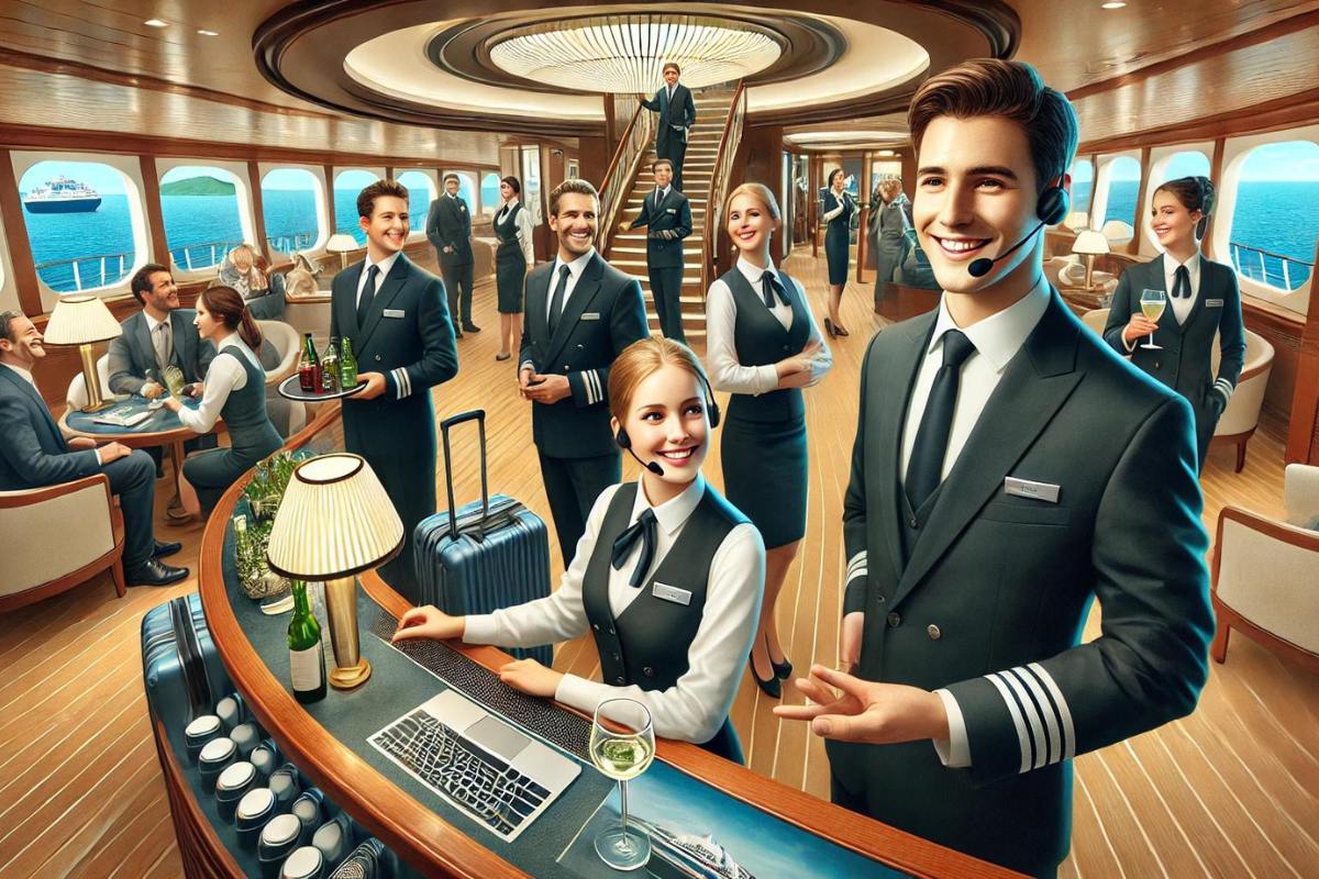 Service and staff on Seabourn cruise ship