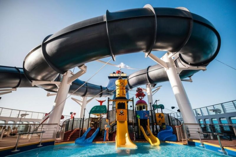 Water Park on MSC cruise ship