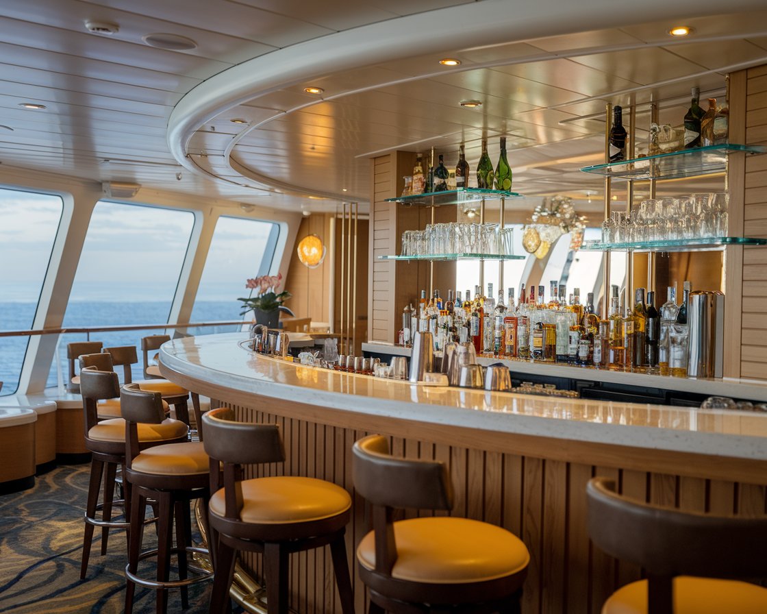 Bar on a Princess cruise ship