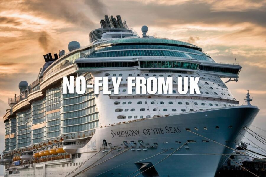 No-Fly from the UK on Symphony Of The Seas cruise ship
