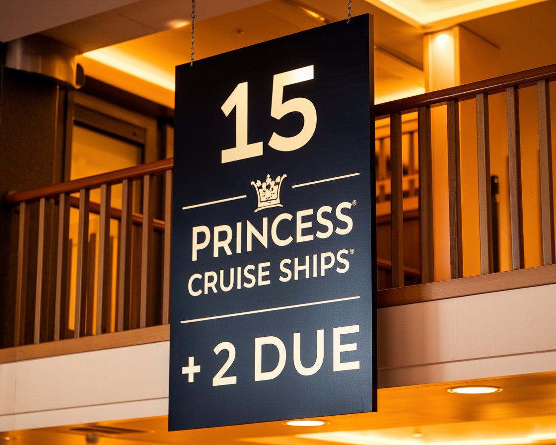 Sign 15 Princess Cruise Ships + 2 Due