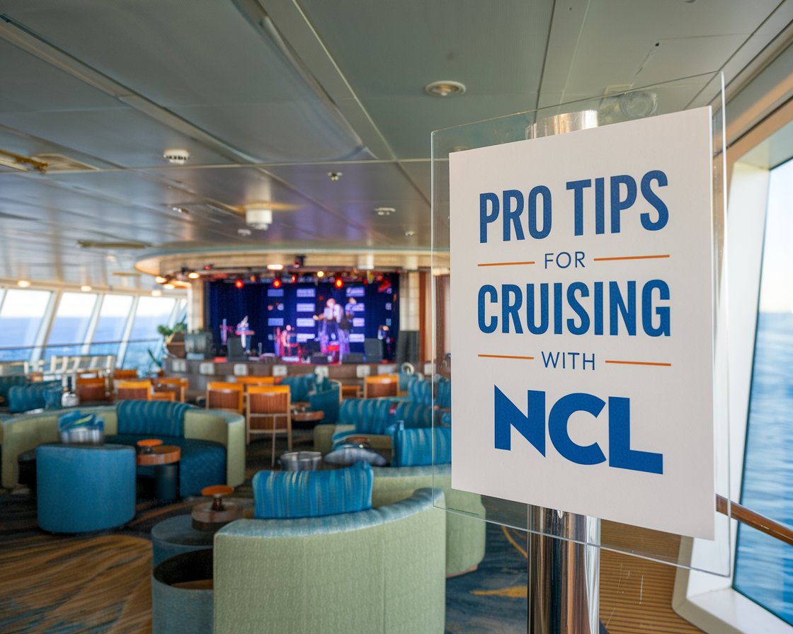 Sign Pro Tips for Cruising with NCL on a cruise ship.