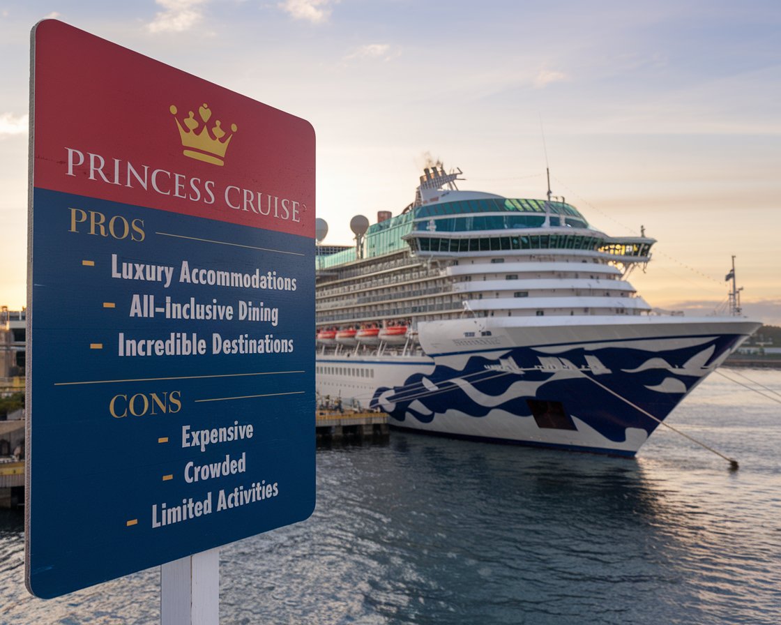 Sign Pros and Cons of a Princess Cruise.