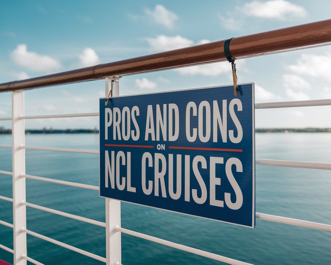 Sign - Pros and Cons on NCL Cruises