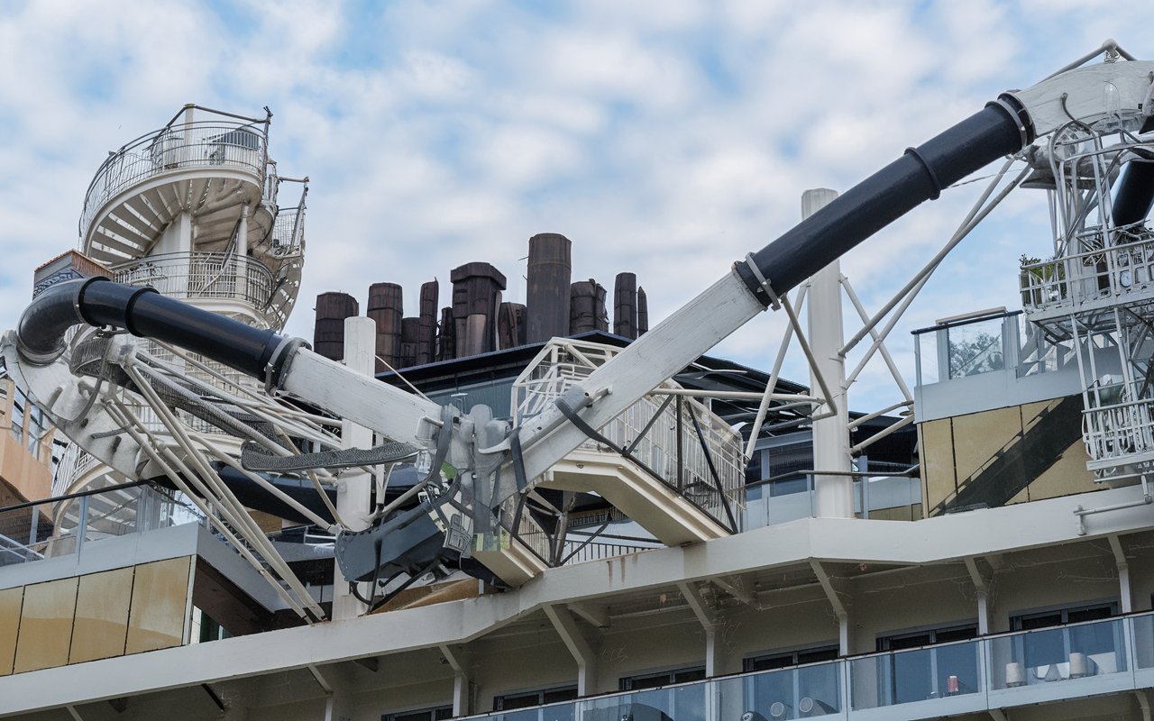 Water slide on Norwegian Bliss NCL Cruise ship