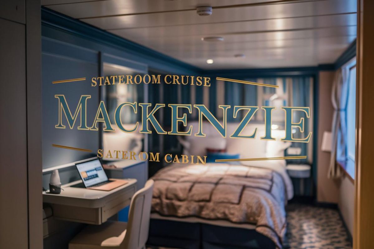 Mackenzie named stateroom cabin on a Hebridean Island Cruise in Scotland