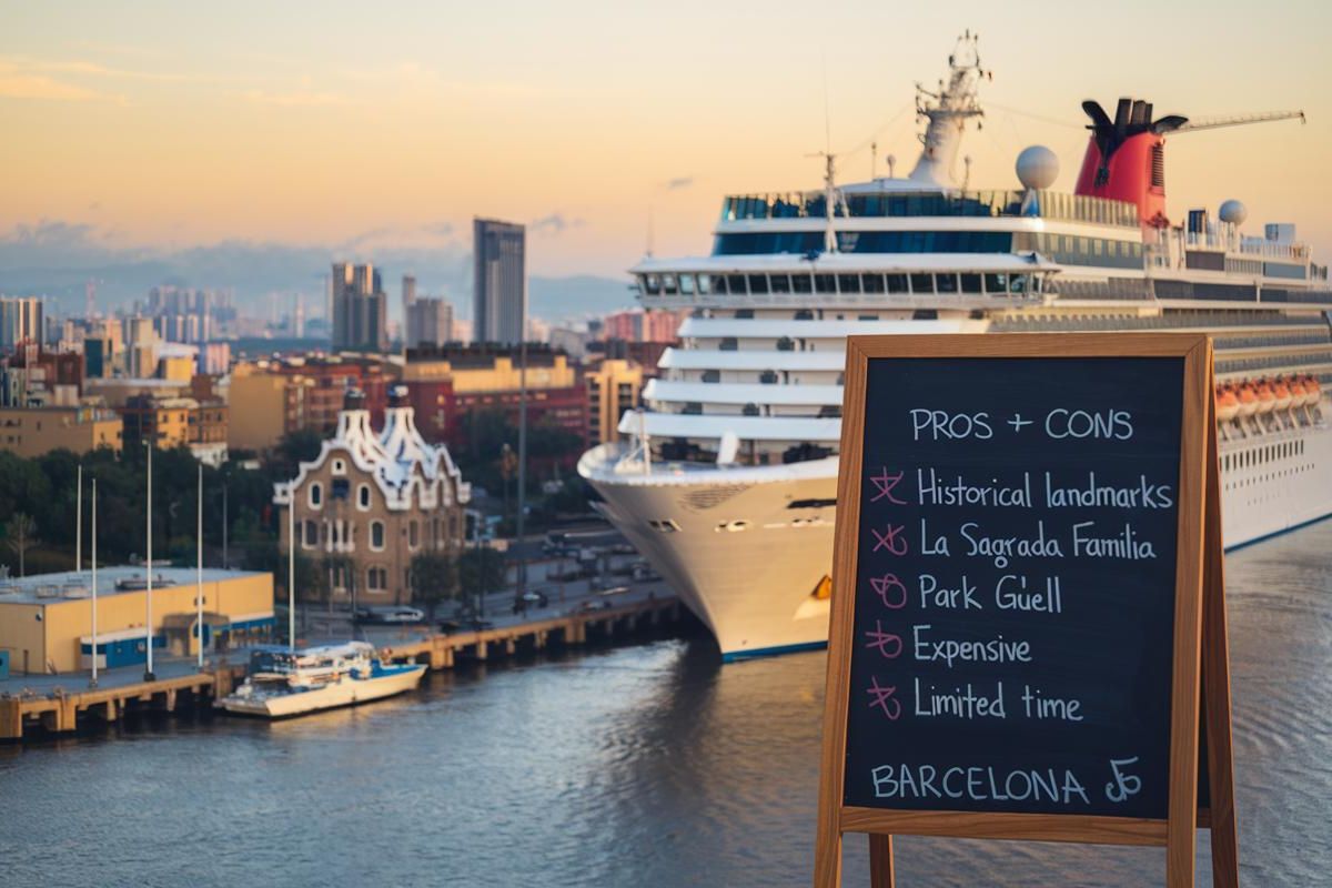 Pros and Cons Cruising from Barcelona