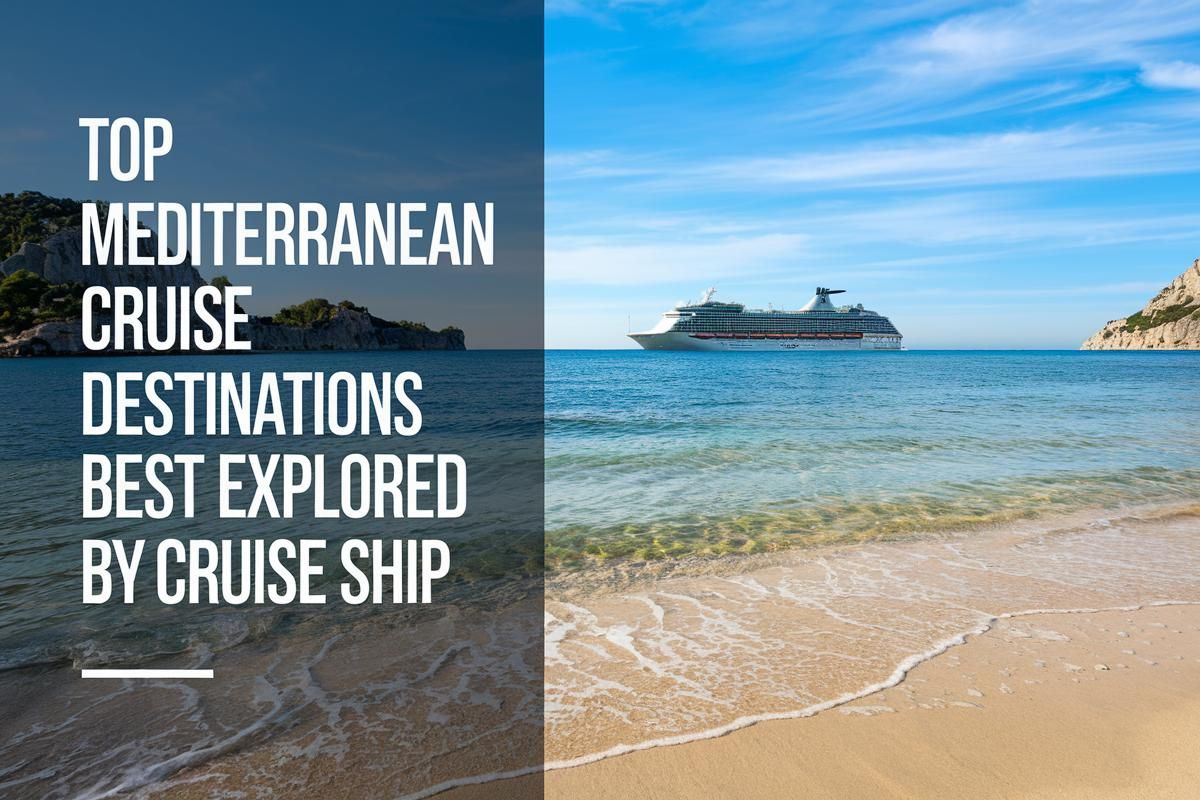 Top Mediterranean Cruise Destinations Best Explored By Cruise Ship