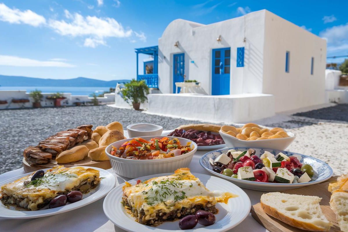 Traditional Greek Cuisine in Athans Greece