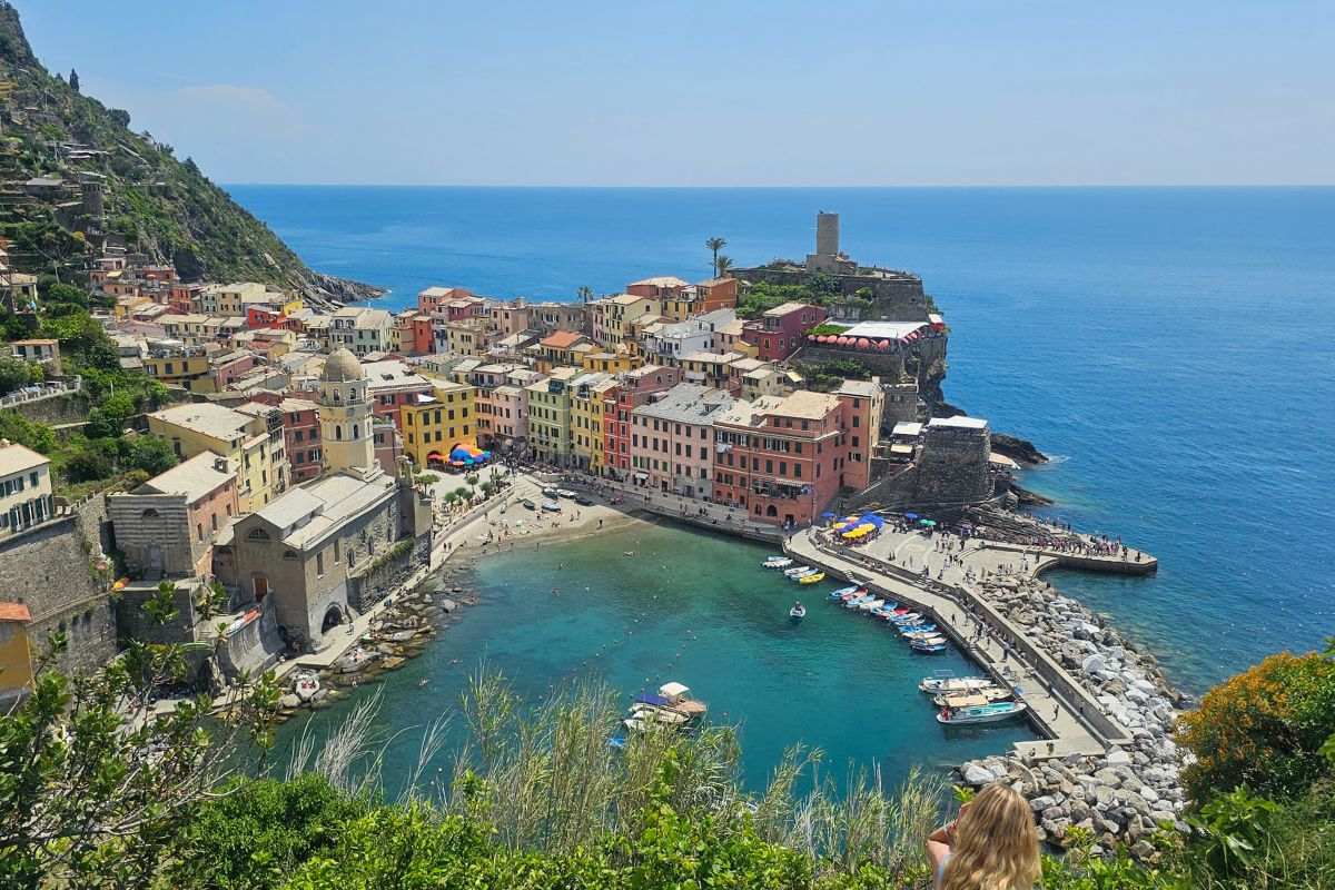 Vernazza on a walk on the Amalfi Coast - Italy