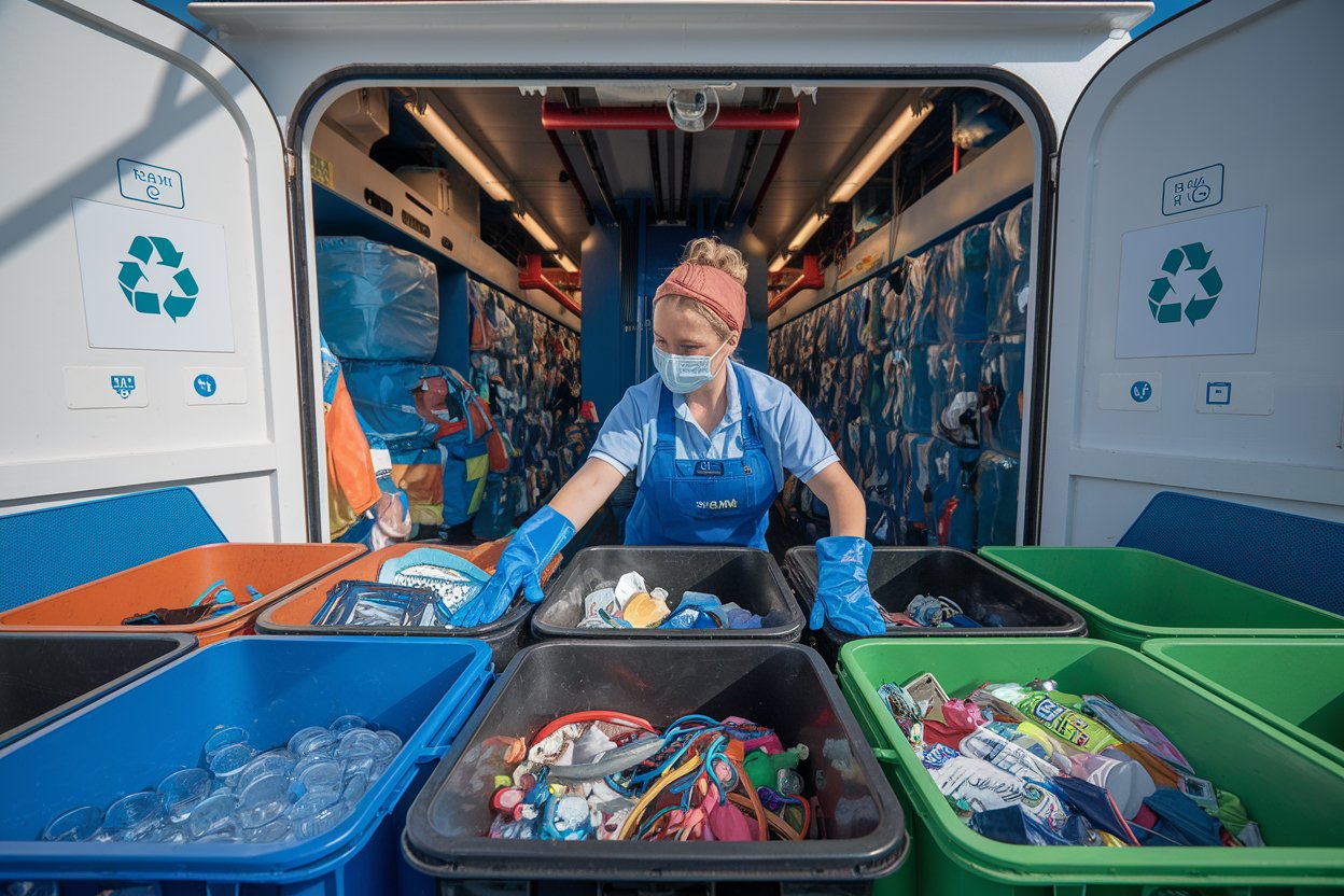 Waste Management and Recycling on Disney Cruise ship