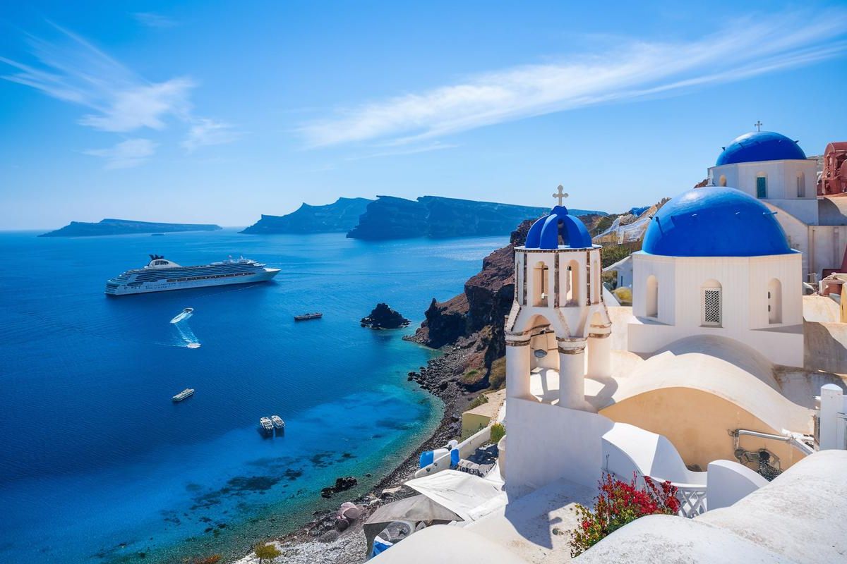 Santorini is our standout for a Mediterranean Cruise destination