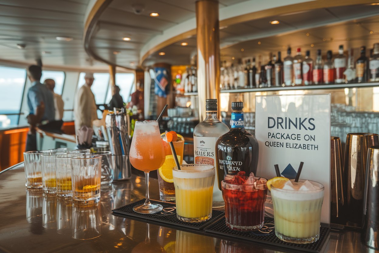 Drinks package on Queen Elizabeth cruise ship