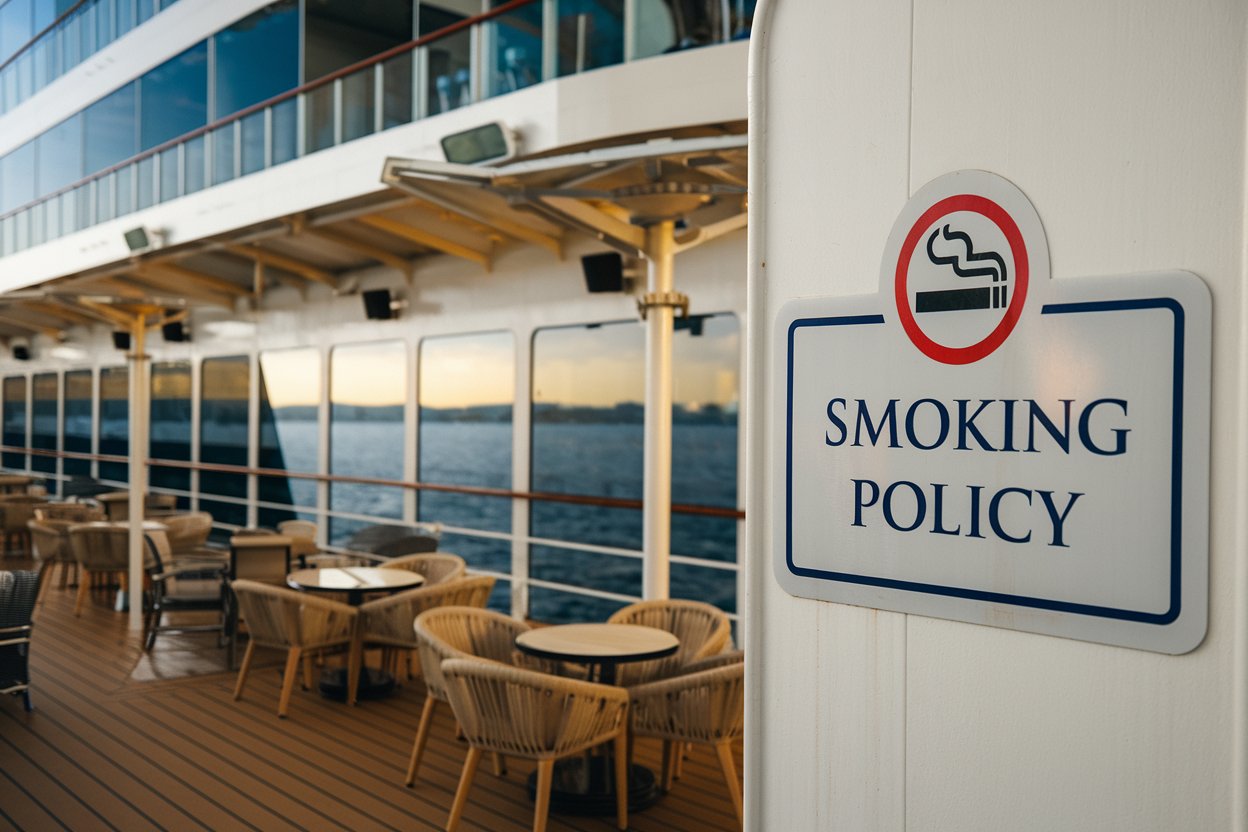 Smoking policy on Queen Elizabeth cruise ship