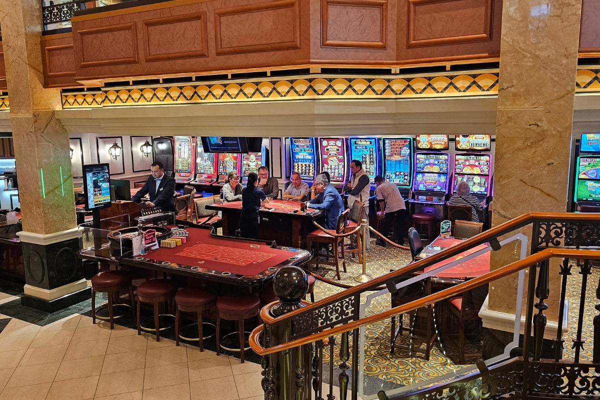 Casino on Queen Elizabeth cruise ship
