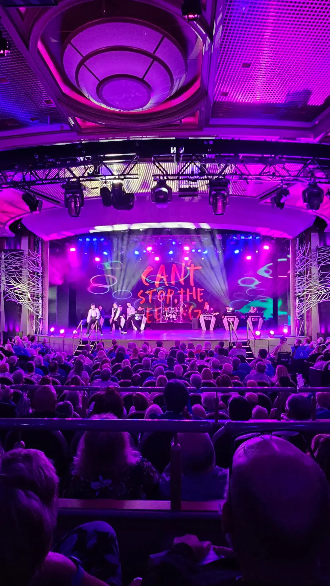 Entertainment on Royal Princess cruise ship in the main theater