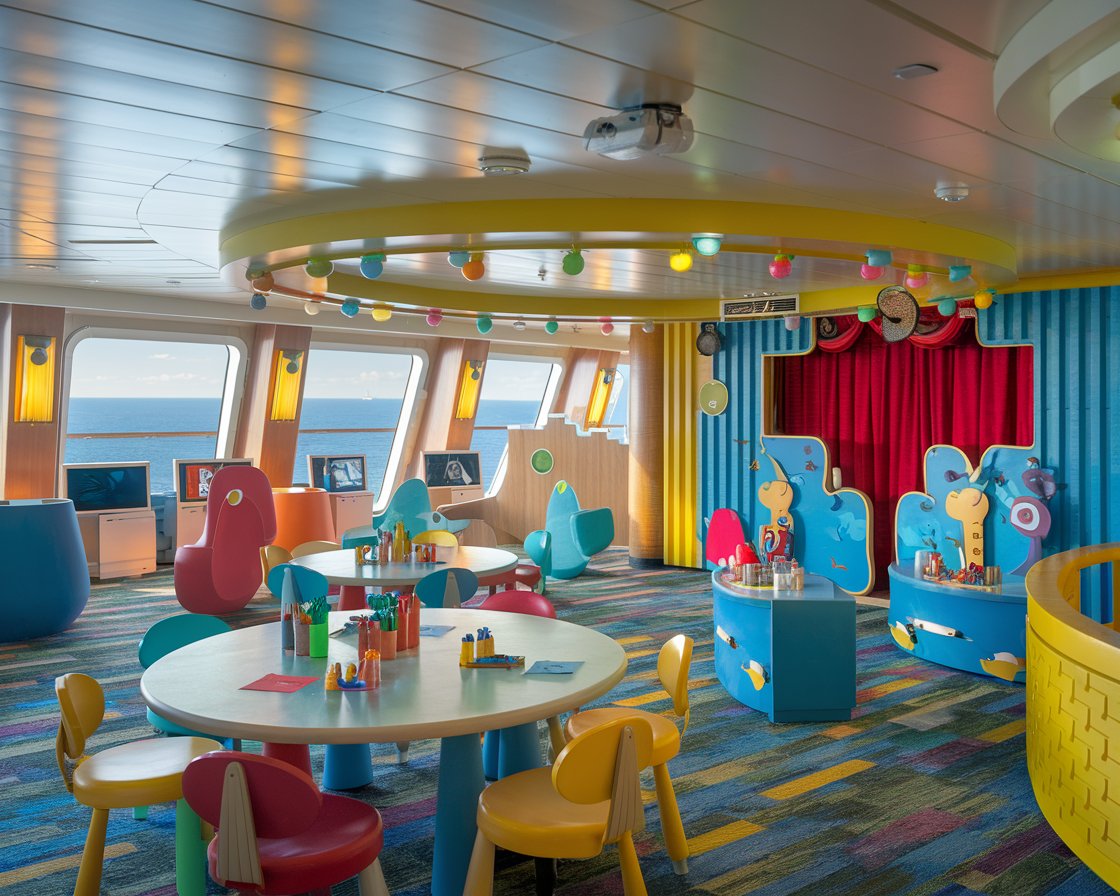 Kids club on Norwegian Breakaway cruise ship