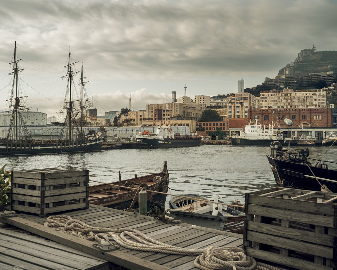 Port of Gibraltar in the late 19th century.