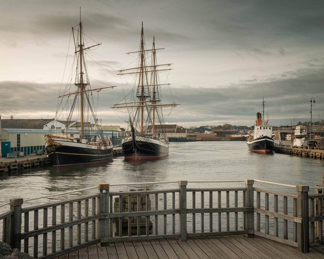 Port of Tilbury (London) in the late 19th century