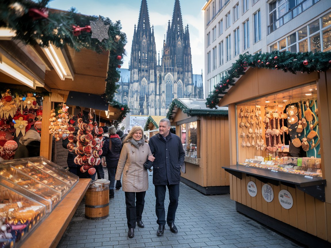 Colognes magical Christmas market right by the cathedral