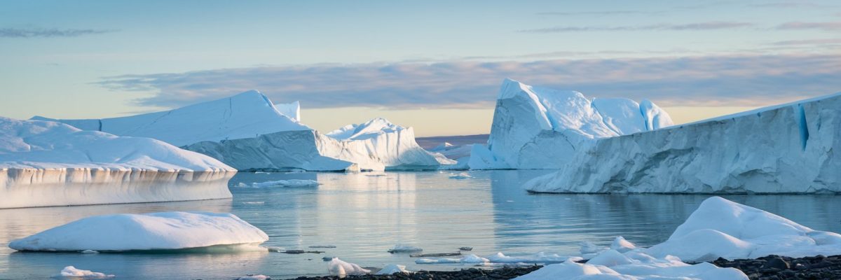 Ilulissat Ice Fjords on a polar cruise ship