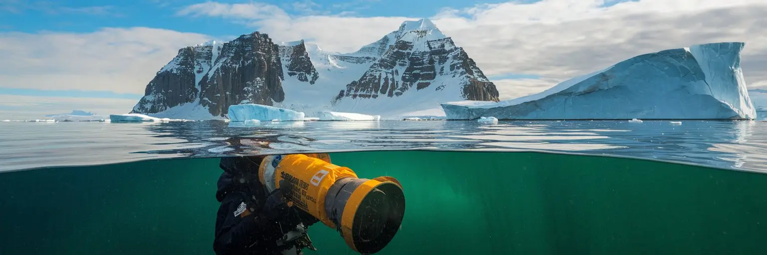 Measuring water clarity in polar seas