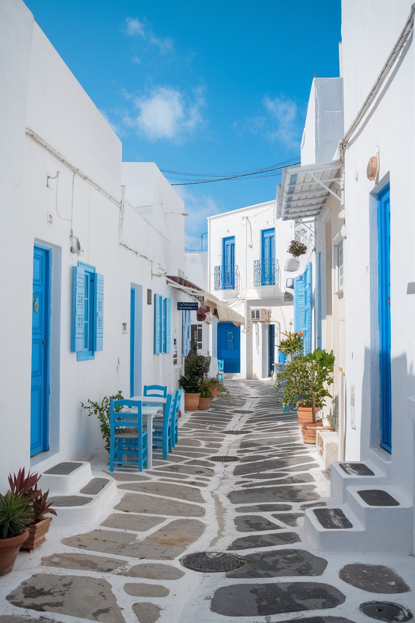 Medieval street in Rhodes one of the top 10 Greek Islands