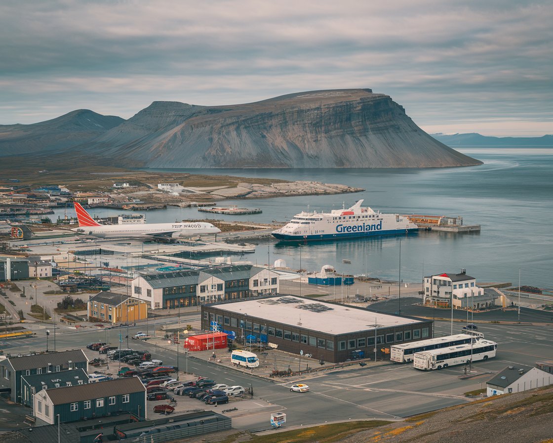 Nuuk works through three main transport hubs