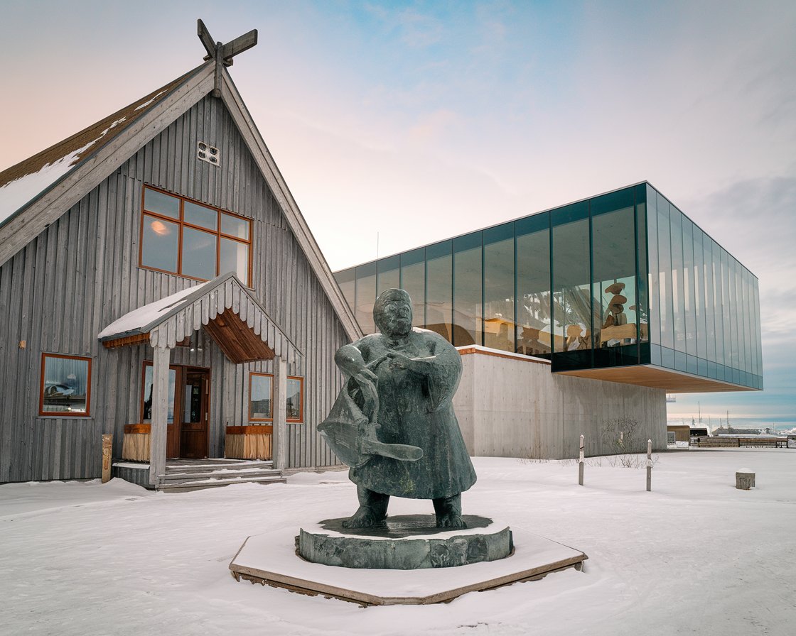 Nuuk's culture at two main sites the National Museum and Nuuk Art Museum