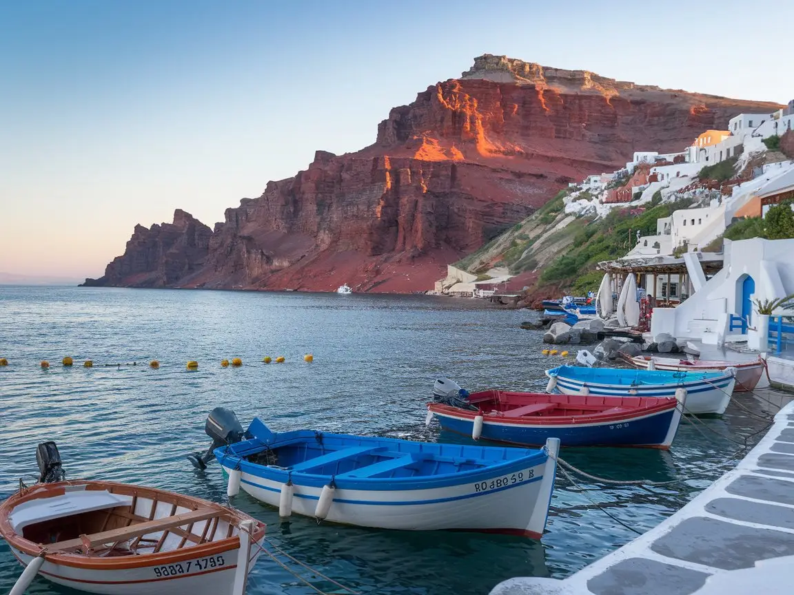 Oia Ammoudi Bay offers one of the best photo spots in Santorini