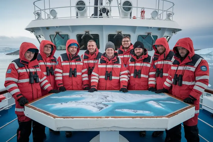 antarctic adventure team members