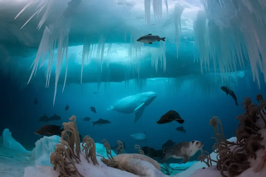 arctic underwater ecosystem exploration