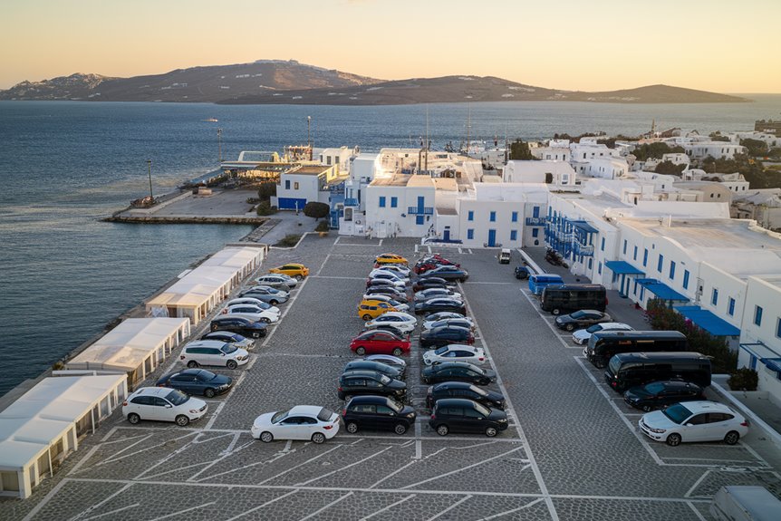 parking choices at port