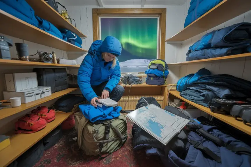 preparing for arctic expedition