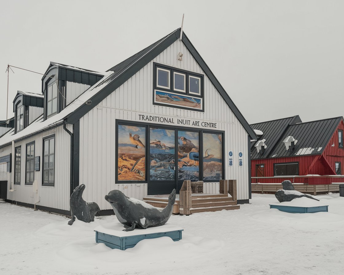 Nuuk's museums and cultural centres showcase both traditional Inuit art