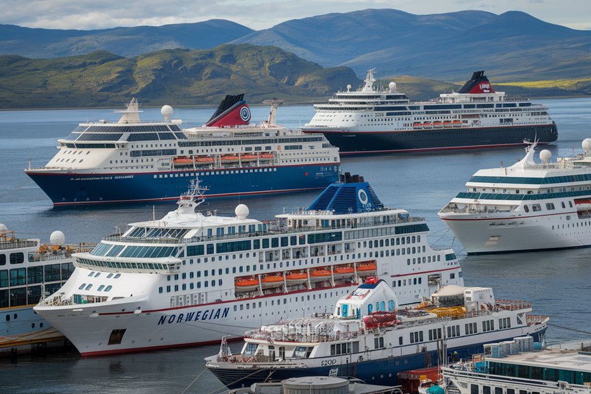 cruise lines from port