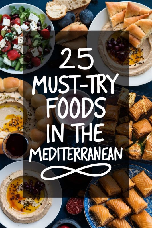 25 Must Try Foods in the Mediterranean from a cruise port